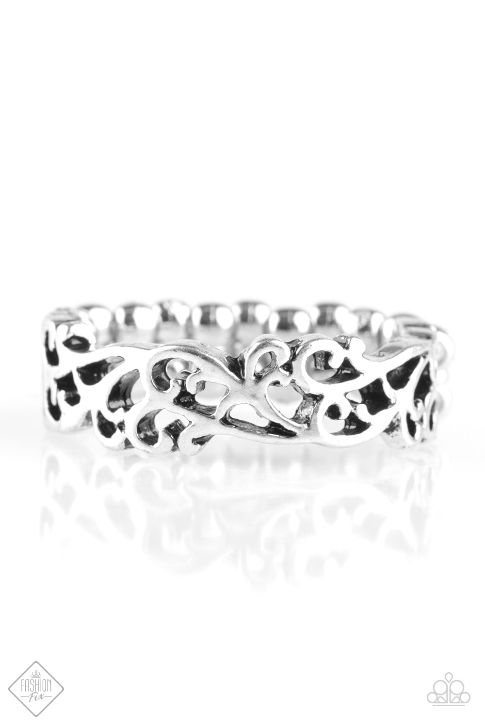 Whimsically Wreathed - Silver